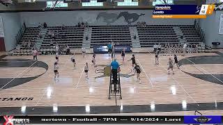 Loretto High School vs Hampshire High School  Volleyball  9112024 [upl. by Deana535]