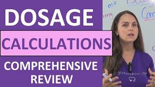 Dosage Calculations Nursing Practice Problems amp Comprehensive NCLEX Review [upl. by Evette]