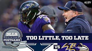 Dallas Cowboys  Baltimore Ravens Postgame Show Cowboys come up short  DLLS Cowboys [upl. by Darej630]