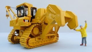 Norscot Caterpillar 587T Pipelayer by Cranes Etc TV [upl. by Inalaehak]