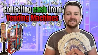 Collecting Money From My 4 UK Vending Machines 2024 [upl. by Roselia]