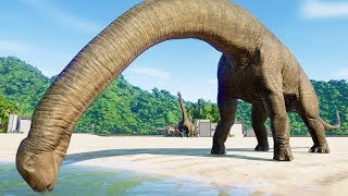 NEW ARGENTINOSAURUS DINO MOD JURASSIC WORLD EVOLUTION [upl. by Ahsenik]