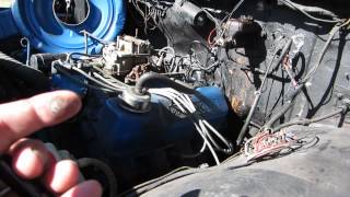 DIY Sparkplug change in my 351C V8 [upl. by Anitnatsnok980]