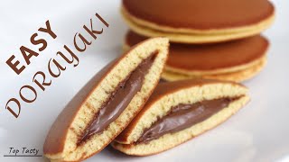 Dorayaki Recipe  Japanese Pancake Dorayaki Red Bean Pancake  Top Tasty Recipes [upl. by Aidole]