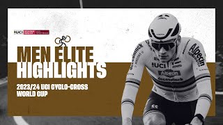 Hulst  Men Elite Highlights  202324 UCI Cyclocross World Cup [upl. by Rybma173]