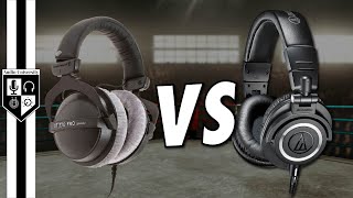 AudioTechnica ATHM50x vs Beyerdynamic DT 770 Pro  Why I Decided To Switch [upl. by Acie618]