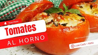 RECETA 🍅 TOMATES RELLENOS al horno [upl. by Eidde701]