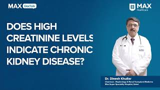 Understanding Serum Creatinine Levels│ Dr Dinesh Khullar │ Max Hospital Saket [upl. by Mcspadden]