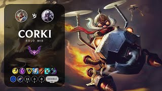 Corki Mid vs Syndra  EUW Master Patch 1323 [upl. by Odlanra]