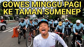 GOWES MINGGU PAGI KE TAMAN SUMENEP [upl. by Sutsuj282]