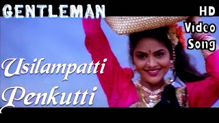 Usilampatti Penkutti  Gentleman HD Video Song  HD Audio  ArjunMadhubala  ARRahman [upl. by Yoshio141]