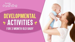 3MonthOld Baby Development Activities [upl. by Aloap]