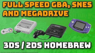 Full speed emulation on your old 3DS and 2DS  GBA SNES MegaDrive Genesis [upl. by Guevara333]