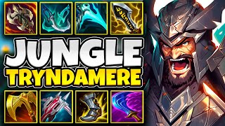 THREE HOURS OF HIGH ELO JUNGLE TRYNDAMERE GAMEPLAY TRYNDAMERE MOVIE [upl. by Toby]