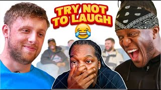 Drizzay Reacts To SIDEMEN OFFENSIVE TRY NOT TO LAUGH HARRY EDITION [upl. by Annohsak]