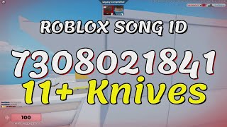 11 Knives Roblox Song IDsCodes [upl. by Missie]