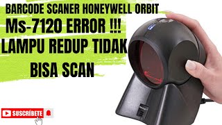 Barcode Scaner Honeywell Orbit Ms7120 Error [upl. by Ayalahs]