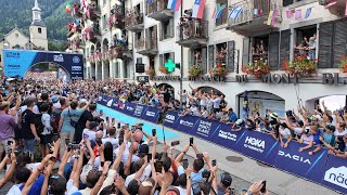 Start of 100 miles UTMB race in Chamonix and finish od CCC [upl. by Anuahc36]