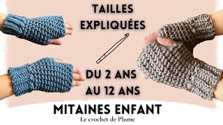 Comment faire des MITAINES au crochet SANS COUTURE  Facile Rapide Pas cher  Lou Passion ⭐️ [upl. by Nitsu610]