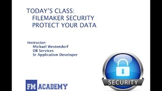 FileMaker Security  Protect Your Data [upl. by Surtimed]