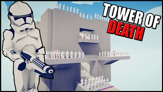 TABS Clone Tower of DEATH  Totally Accurate Battle Simulator Star Wars Mod [upl. by Pentheas582]