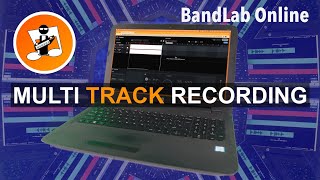 How to multi track record in Bandlab pc online version [upl. by Petite]