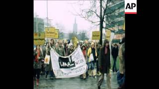 SYND 1 4 79 ANTINUCLEAR DEMONSTRATION AT HANOVER OVER BUILDING OF REPROCESSING PLANT [upl. by Farro524]