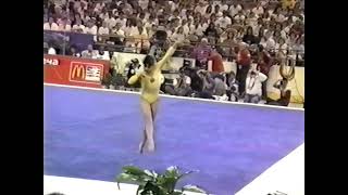 TO 1988 USA vs URS Natalia Laschenova URS FX [upl. by Armalda201]