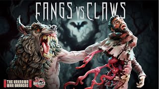 Kickstarter Fangs vs Claws  Werewolf and Vampire Printable STL Files [upl. by Annaicul]