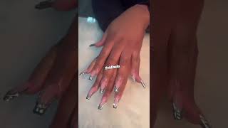 Chrome nails design [upl. by Nylyram]