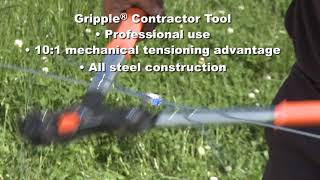 How to  Waratah Gripple wire tensioning tools [upl. by Nnire542]