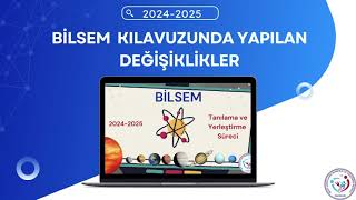 2024 2025 BİLSEM KILAVUZUNDA YAPILAN DEĞİŞİKLİKLER bilsem [upl. by Garbe337]