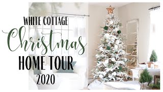 Christmas Home Tour 2020  Natural Christmas Decor  Farmhouse Style Home  Christmas Home Decor [upl. by Dreeda168]