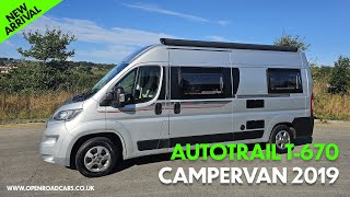 AUTOTRAIL T670 2019 CAMPERVAN [upl. by Hairakcaz]