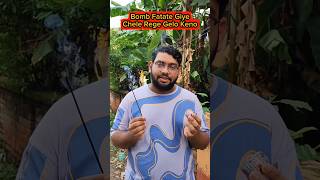 Bomb💣🧨Fatate Giye🔥Chele Rege Gelo Keno 😱🤣 shorts comedy funnyvideo rohanratna diwali [upl. by Purcell]