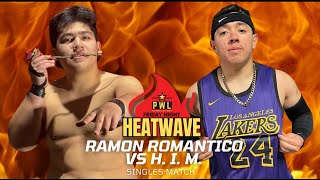 Pro Wrestling Legacy Ramon Romantico vs Henry Ivan Murphy [upl. by Naginnarb]