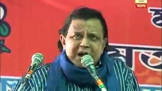 Mithun mentions ABP AnandaNielsen survey is his speech at a TMC poll rally [upl. by Ailat583]