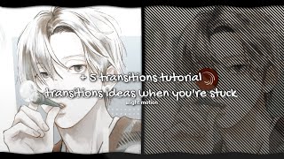 alight motion 5 transitions tutorial ♪ 54 [upl. by Ahsitaf]