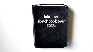 inktober sketchbook tour 2023 [upl. by Sutton]