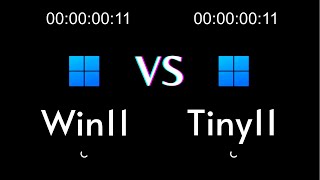 Windows 11 vs Tiny 11 Speed Test Which is Best  2024 [upl. by Notsuj540]