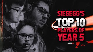 Top 10 Players  SiegeGG Year 5 Awards [upl. by Drof]