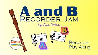 EASY Recorder Song for Beginners Uses quotAquot and quotBquot [upl. by Ogren125]