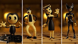 Bendy and the Ink Machine Characters Workshop Animations [upl. by Westfall96]