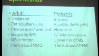 Childhood optic neuritis [upl. by Lamee]