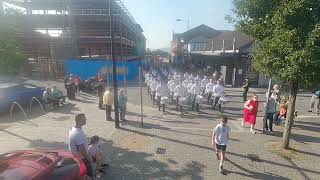 Ulster Grenadiers 1  RETURN PARADE Royal Black Last Saturday  Holywood 310824 [upl. by Micky]