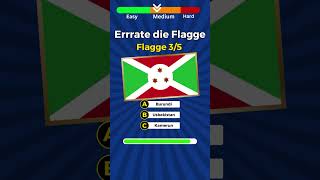 Richtige Flagge erraten in 5 Sekunden  easy to hard shorts flag quiz [upl. by Mairim834]