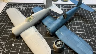 Tamiya 148 F4U1A Corsair Part 3 [upl. by Stroup961]