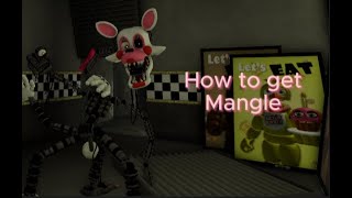 HOW TO GET THE NEW MANGLE SKIN IN FMR fredbear fnaf fyp viral mangle badge [upl. by Arlen]