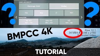 Best BMPCC4K Recording Settings Review  Test Footage [upl. by Wehtam]