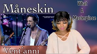 Måneskin  Vent’anni English Lyrics REACTION [upl. by Brice457]